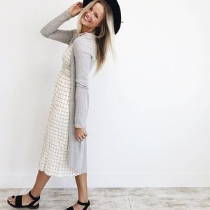 Lush | Smocking Midi Dress